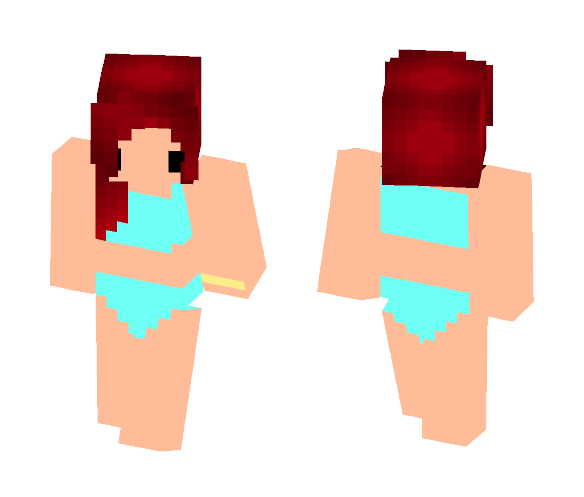 Beach Time!!!! (I tried :3) - Female Minecraft Skins - image 1