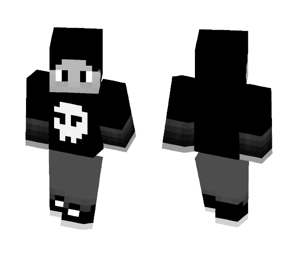 Black N White - Male Minecraft Skins - image 1