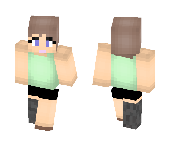 Updated with lipstick - Female Minecraft Skins - image 1