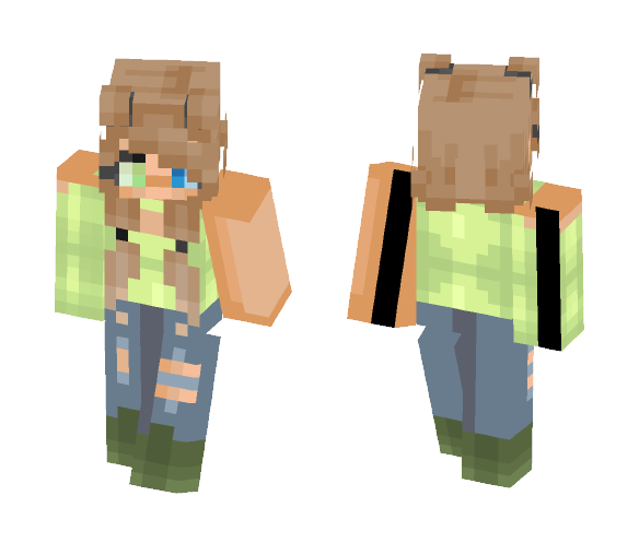 Green•Cam - Female Minecraft Skins - image 1