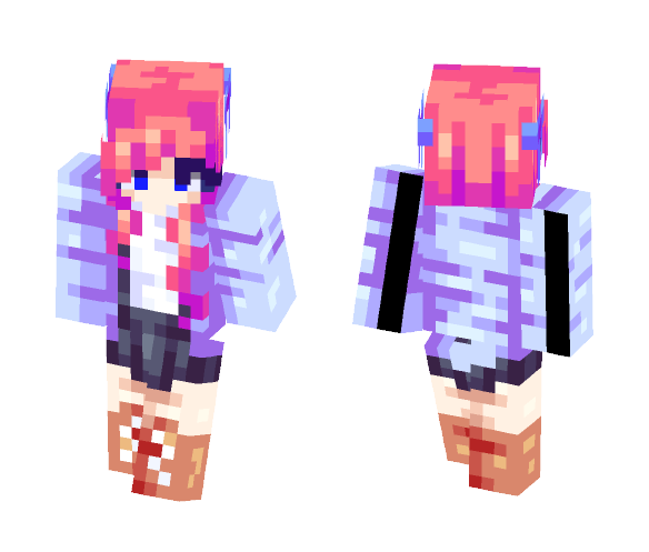 negative thoughts - Female Minecraft Skins - image 1