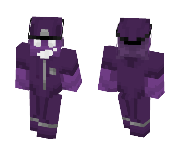 Vincent // Purple Guy {FNAF} - Male Minecraft Skins - image 1