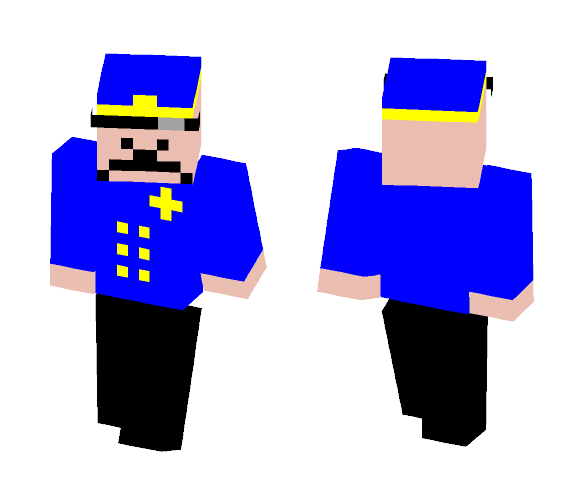 UTUBETROLLPOLICE Officer Skin - Male Minecraft Skins - image 1