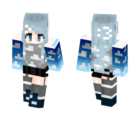 Cloud :3 - Female Minecraft Skins - image 1