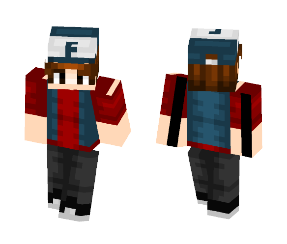 Dipper Pines (Gravity Falls) - Male Minecraft Skins - image 1