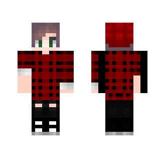 Red Flannel Boy - Boy Minecraft Skins - image 2