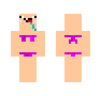 Noob Wearing A Bikini - Interchangeable Minecraft Skins - image 2