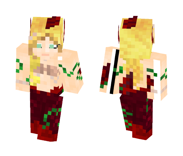 Female Mermaid - Female Minecraft Skins - image 1