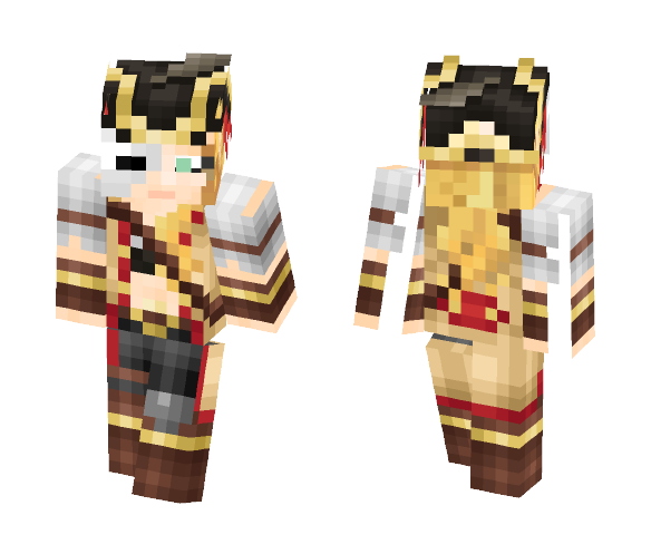 Masked Pirate Captain Woman - Female Minecraft Skins - image 1