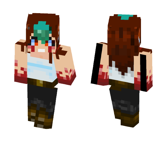 Reicheru Ketsuekineko Oni - Female Minecraft Skins - image 1