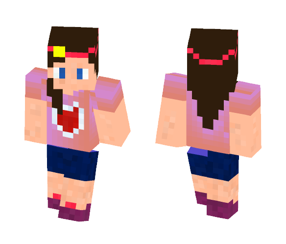 Happy Girl Teen! - Girl Minecraft Skins - image 1