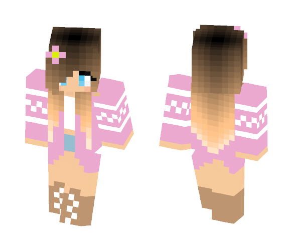 Winter girl - Girl Minecraft Skins - image 1