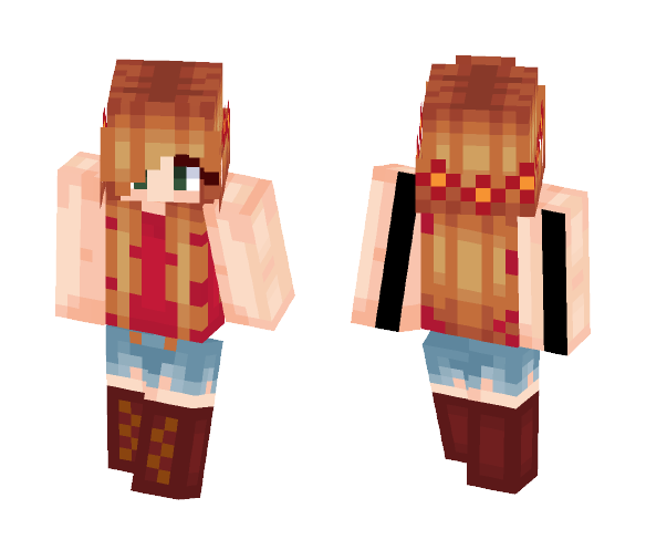 RoseyRed - Female Minecraft Skins - image 1
