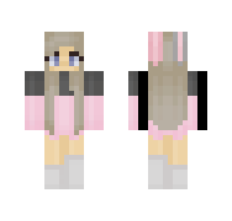 Pink and grey - Female Minecraft Skins - image 2