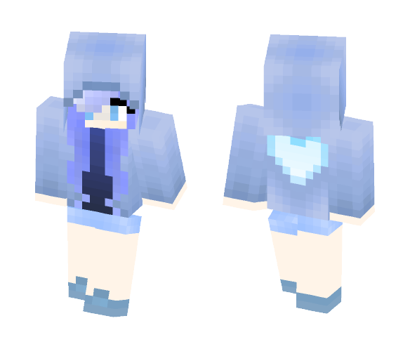 Hoodie girl - Girl Minecraft Skins - image 1
