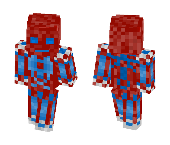 Blue/Red Izzet Robot - Male Minecraft Skins - image 1