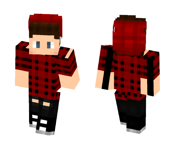 Red Flannel Roy Harper - Male Minecraft Skins - image 1