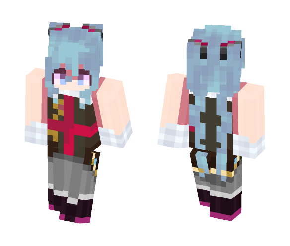 Kimagure Mercy Miku - Female Minecraft Skins - image 1