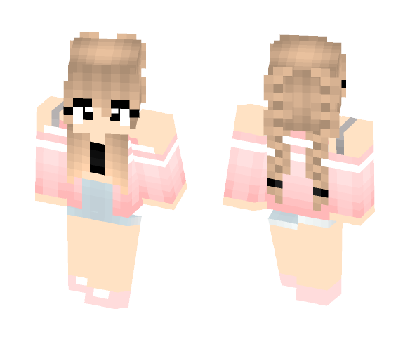 Pink Casual ???? - Female Minecraft Skins - image 1