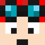 (red and blue) DanTDM - Male Minecraft Skins - image 3