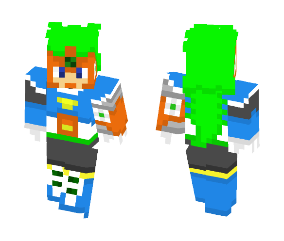 Terra(mega man) - Male Minecraft Skins - image 1