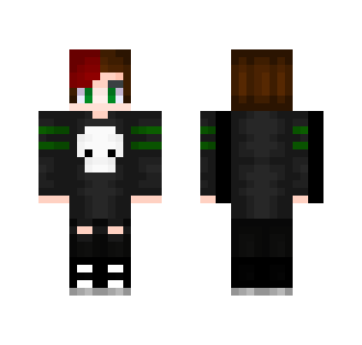 Emo Boy With Red Hair - Boy Minecraft Skins - image 2