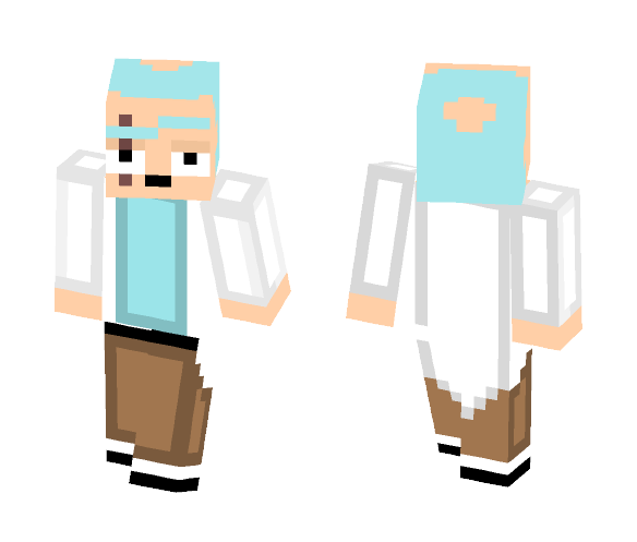 Evil Rick - Male Minecraft Skins - image 1