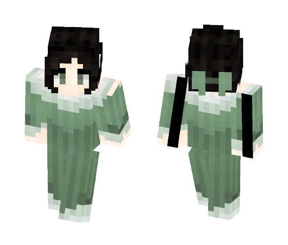 ⊰ Seaweed Green Dress ⊱ - Female Minecraft Skins - image 1