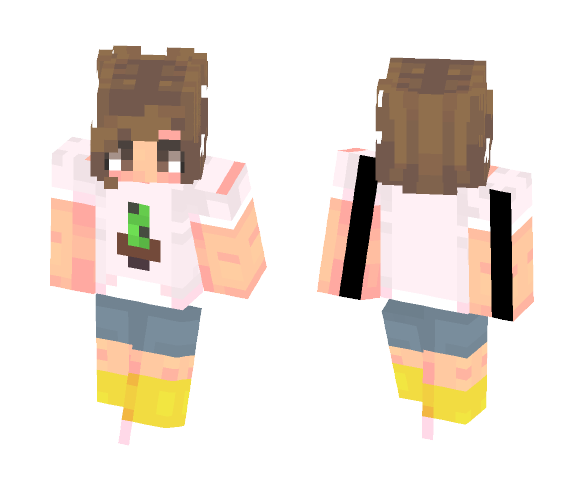 ~Marie, One of the Cactus Twins!~ - Female Minecraft Skins - image 1