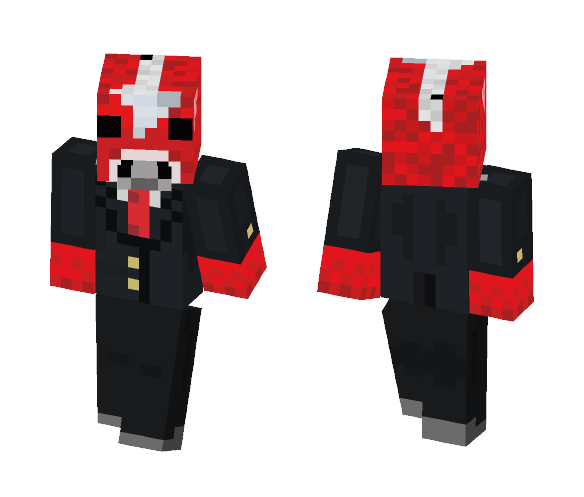 mushroom in a suit - Male Minecraft Skins - image 1