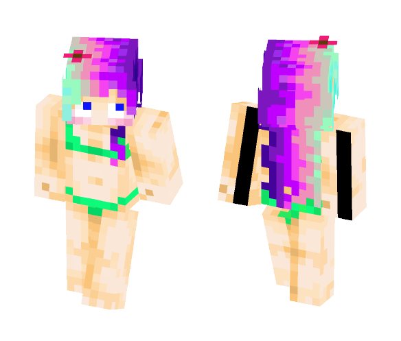 Little shy girl - Girl Minecraft Skins - image 1