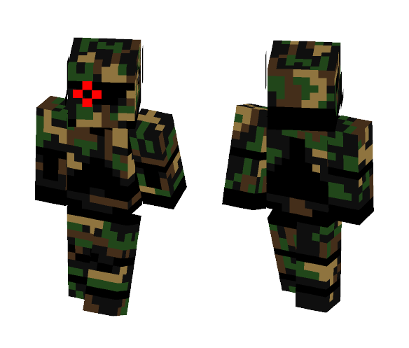 The Camo Traveler - Male Minecraft Skins - image 1