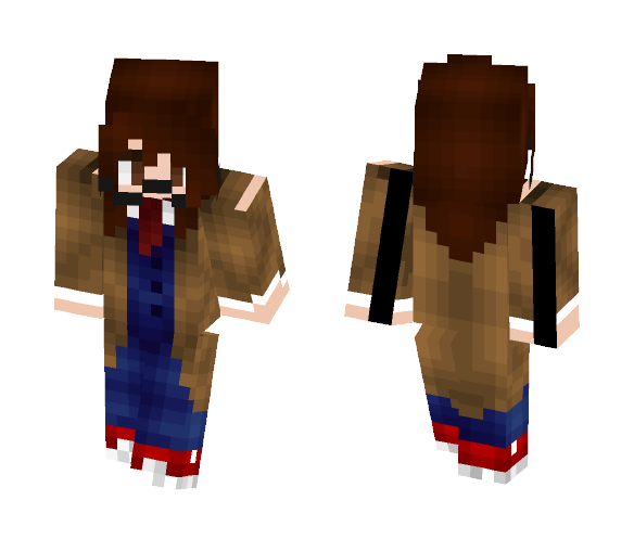10th Doctor but Meh .-. - Female Minecraft Skins - image 1