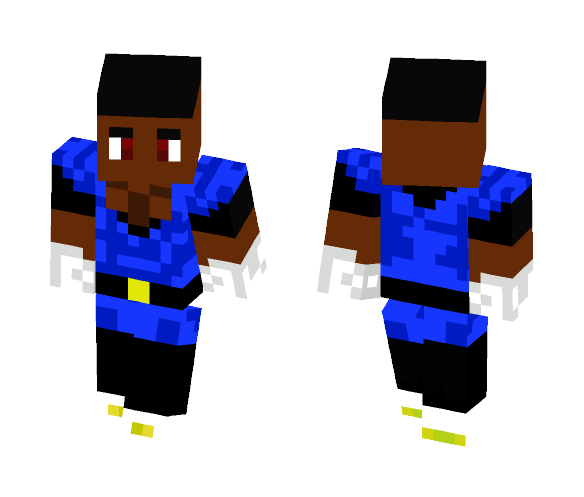 Black Saiyan (Base) - Male Minecraft Skins - image 1