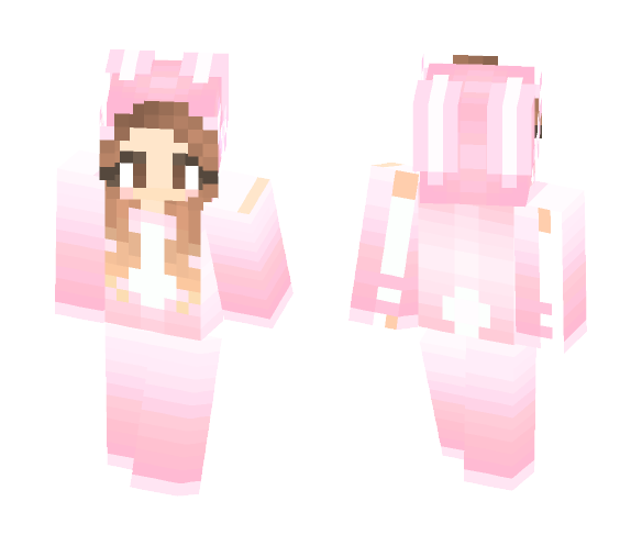 Pink bunny - Female Minecraft Skins - image 1