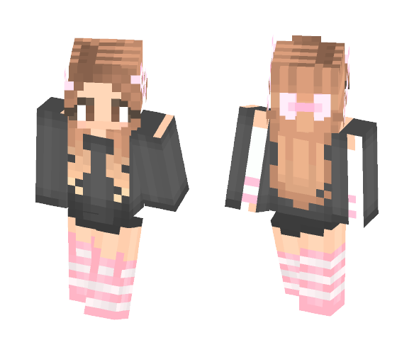 Cute pink girl - Cute Girls Minecraft Skins - image 1