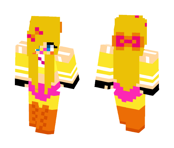 Chica the chicken baby - Baby Minecraft Skins - image 1