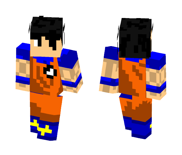 Saiyan Boy (Z Fighter) - Boy Minecraft Skins - image 1
