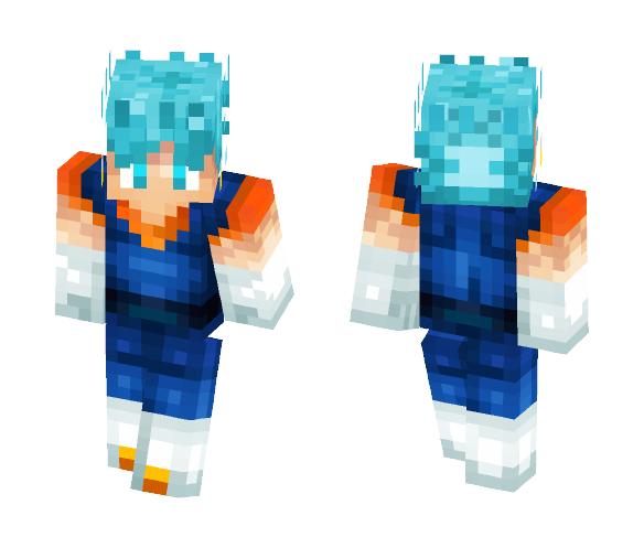 Super Saiyan Blue Vegito - Male Minecraft Skins - image 1