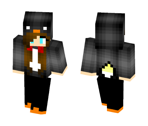 ~+ Penguin Hoodie Girl +~ - Girl Minecraft Skins - image 1