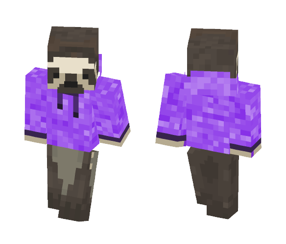 sloth in a hoodie - Male Minecraft Skins - image 1