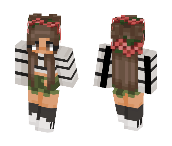 қคՆคɿՈค - White and Black - Female Minecraft Skins - image 1