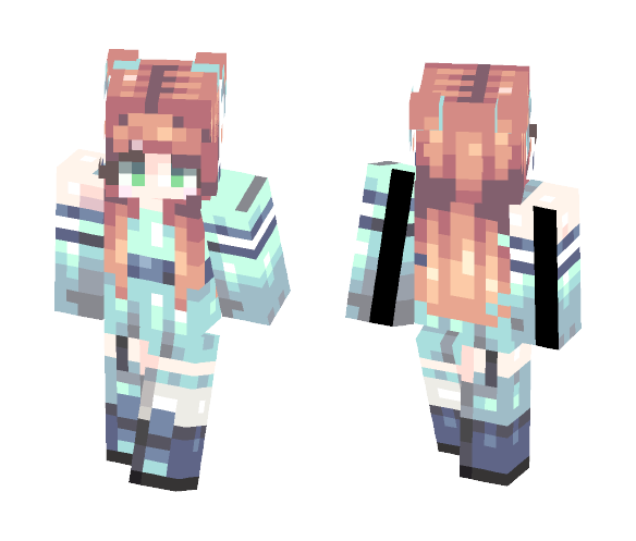 amber // oc - Female Minecraft Skins - image 1
