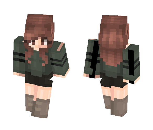 Download Green Sweater Girl Minecraft Skin for Free. SuperMinecraftSkins