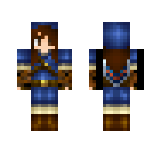 Blue Link Me ! It's a V.2 - Female Minecraft Skins - image 2