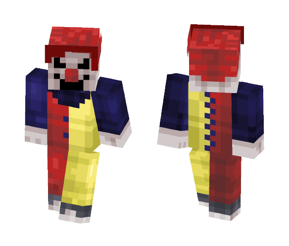 Palhaço assassino - Male Minecraft Skins - image 1