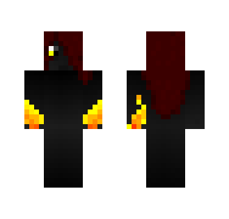 Leah (fire girl) - Female Minecraft Skins - image 2