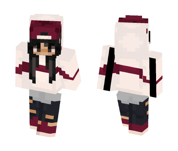 playin victim from the start - Female Minecraft Skins - image 1