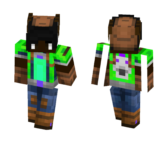 Clover The Human/Lombax - Male Minecraft Skins - image 1
