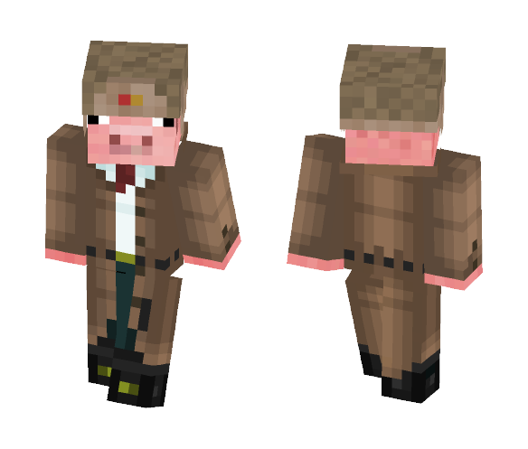 (skin for king_bonk) Soviet Pig - Male Minecraft Skins - image 1